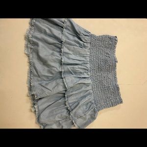aerie blue skirt
